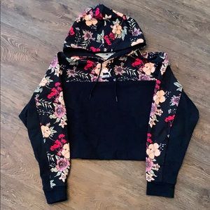 Puma Floral Cropped Sweater